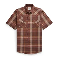 Ely Cattleman Tall Mens Short Sleeve Western Shirt
