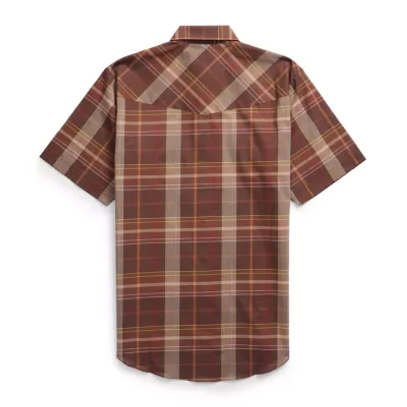 Ely Cattleman Tall Mens Short Sleeve Western Shirt