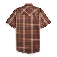 Ely Cattleman Tall Mens Short Sleeve Western Shirt