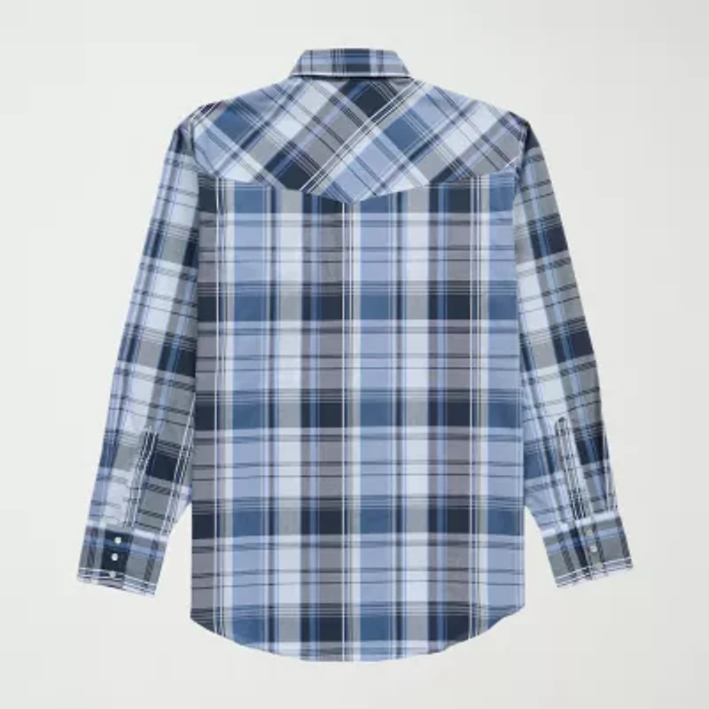 Ely Cattleman Mens Long Sleeve Western Shirt