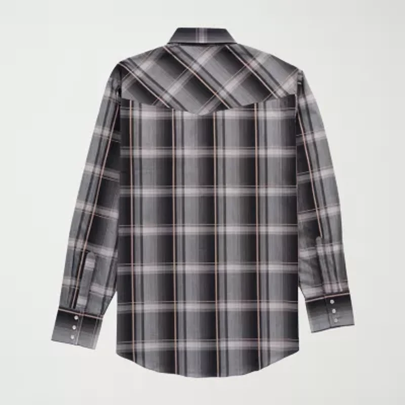 Ely Cattleman Mens Long Sleeve Western Shirt