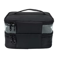 VERONA Clear Train Case Makeup Bag