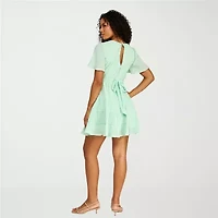 B. Smart Womens Juniors Fit + Flare Dress