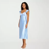 B. Darlin Womens Juniors Sleeveless Slip Dress