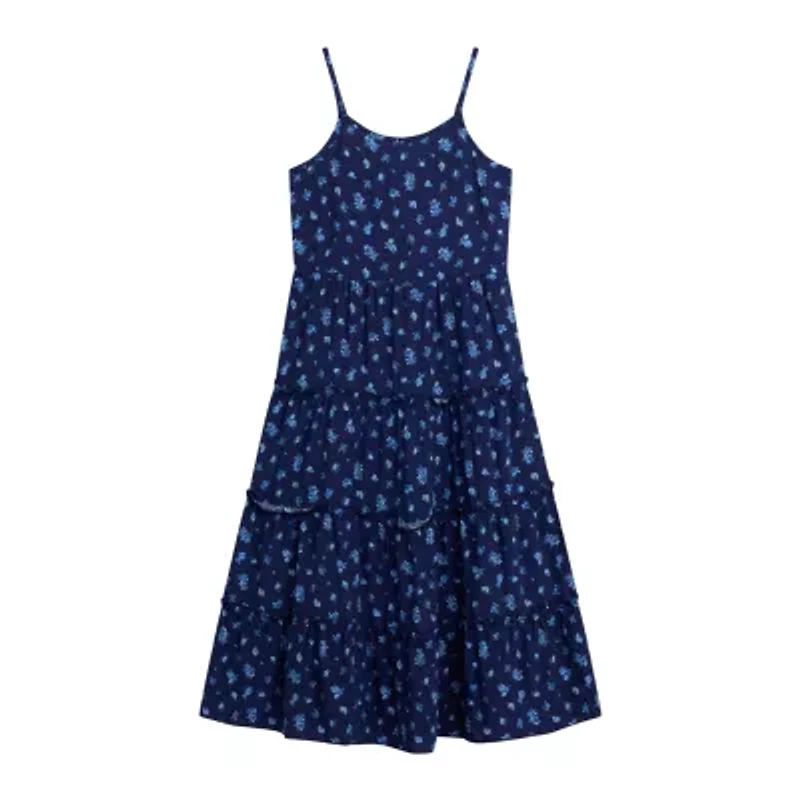 by&by girl Big Kid Girls Floral 2-pc. Dress Set