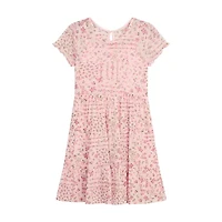 by&by girl Big Kid Girls Cap 2-pc. Dress Set