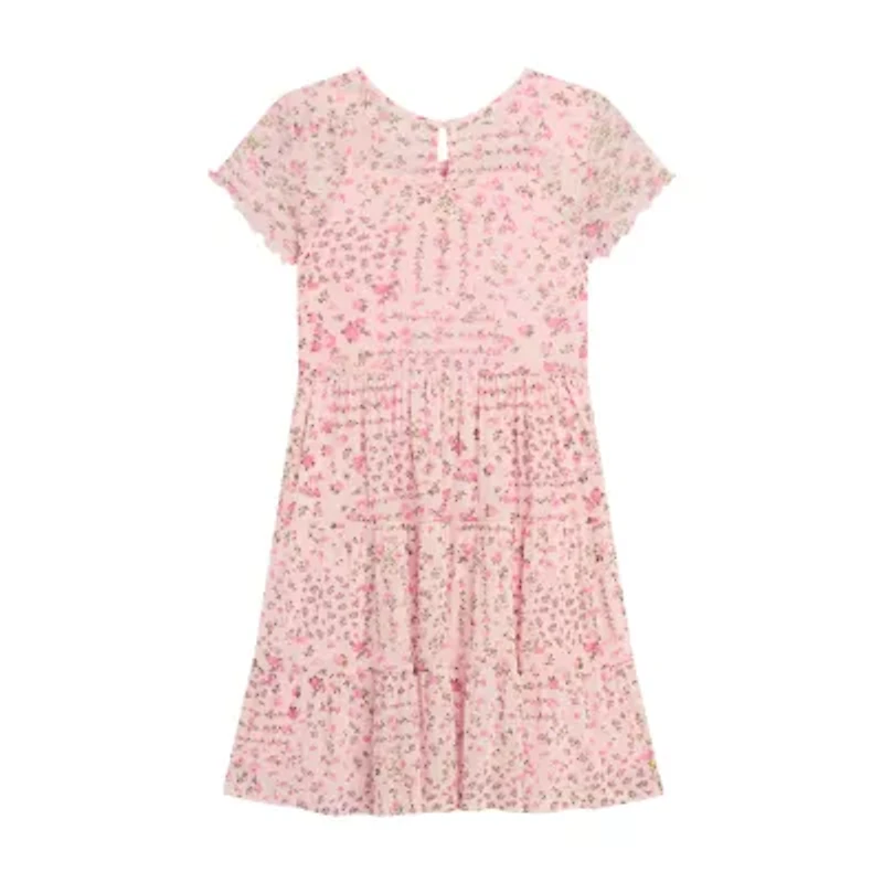 by&by girl Big Kid Girls Cap 2-pc. Dress Set