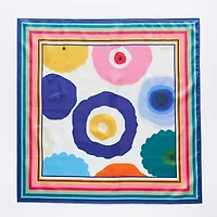 Mixit Abstract Circle Satin-Like Square Scarf
