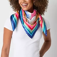 Mixit Abstract Circle Satin-Like Square Scarf