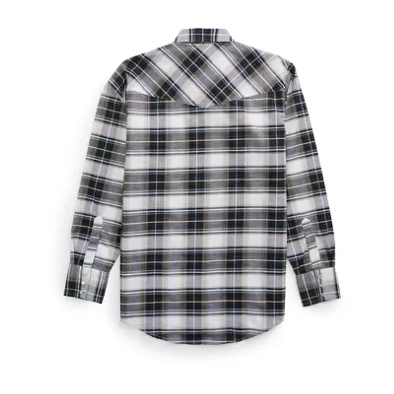 Ely Cattleman Mens Long Sleeve Western Shirt