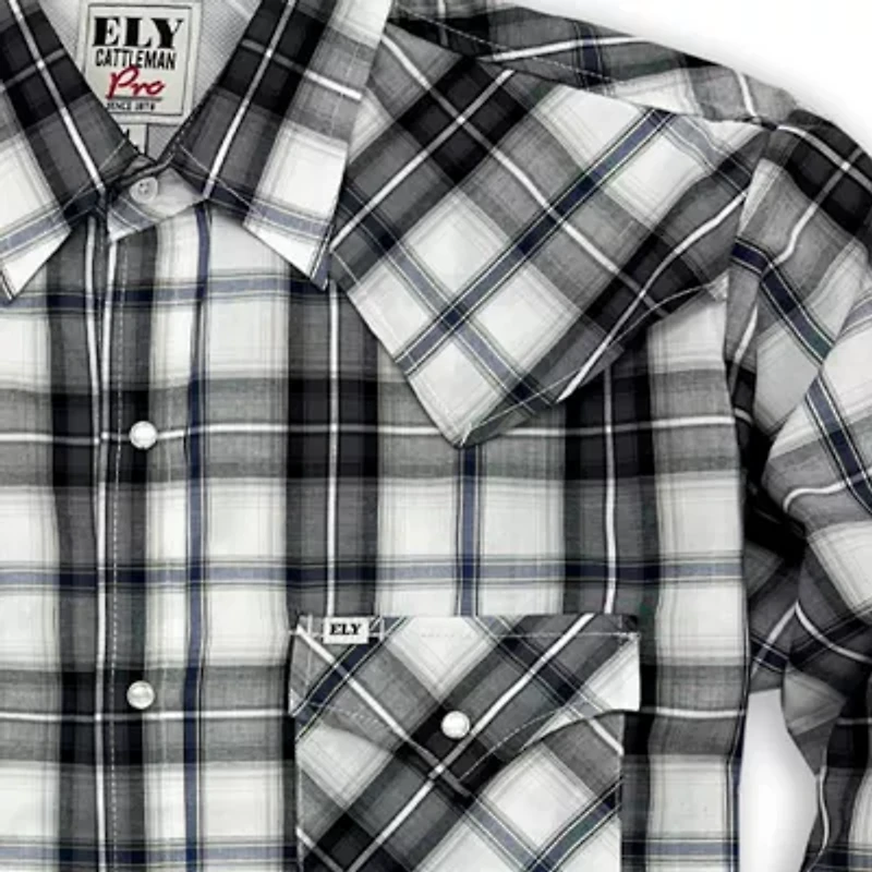 Ely Cattleman Mens Long Sleeve Western Shirt