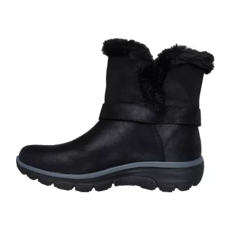 Skechers Hands Free Slip-Ins Womens Easy Going Dreamers Move Flat Heel Winter Boots