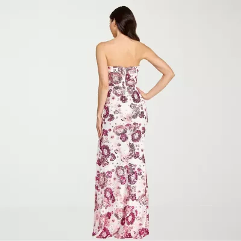 City Triangle Womens Juniors Sequin Floral Bodycon Dress