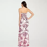 City Triangle Womens Juniors Sequin Floral Bodycon Dress