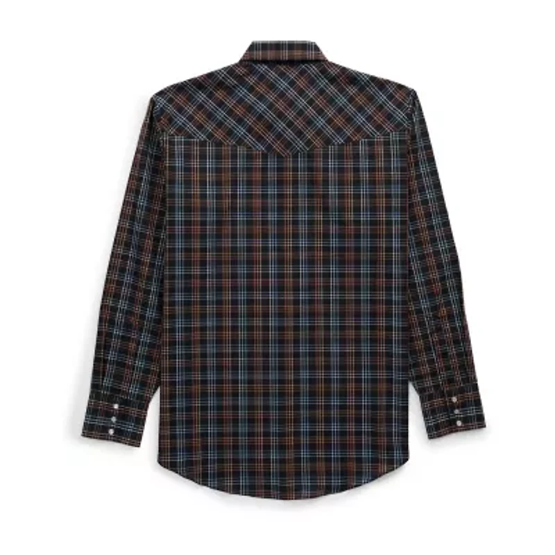 Ely Cattleman Mens Long Sleeve Western Shirt