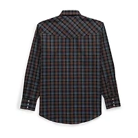 Ely Cattleman Mens Long Sleeve Western Shirt