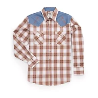 Ely Cattleman Mens Long Sleeve Western Shirt