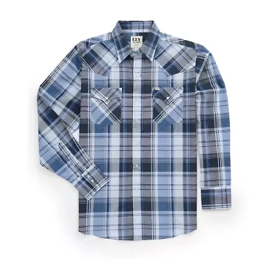 Ely Cattleman Mens Long Sleeve Western Shirt