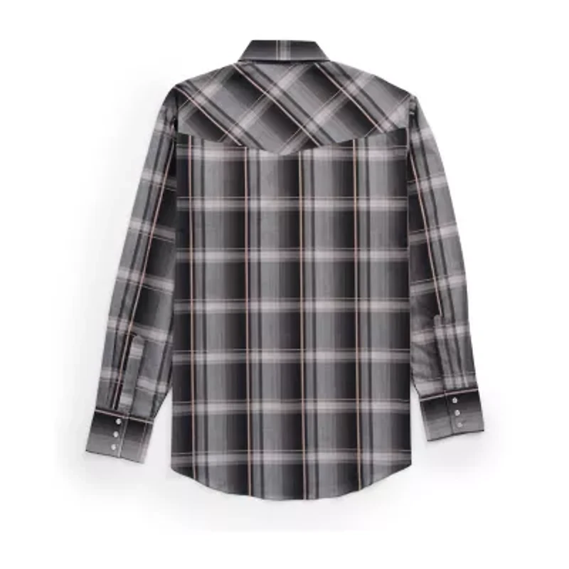 Ely Cattleman Mens Long Sleeve Western Shirt