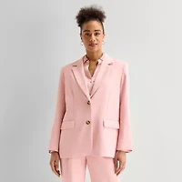 Worthington Womens Relaxed Fit Blazer