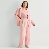 Worthington Womens Plus Relaxed Fit Blazer