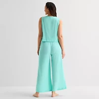 Liz Claiborne Womens Sleeveless 2-pc. Pajama Sets