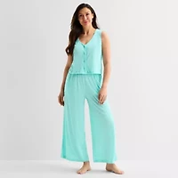 Liz Claiborne Womens Sleeveless 2-pc. Pajama Sets