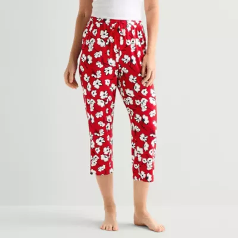 Liz Claiborne Cool and Calm Womens Pajama Capri Pant