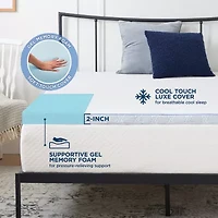 Comfort Touch by Therapedic™ 2" Cool Gel Foam Topper