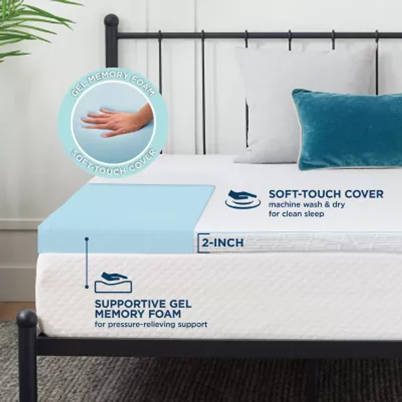 Comfort Touch by Therapedic™ The Everyday 2" Slab Topper
