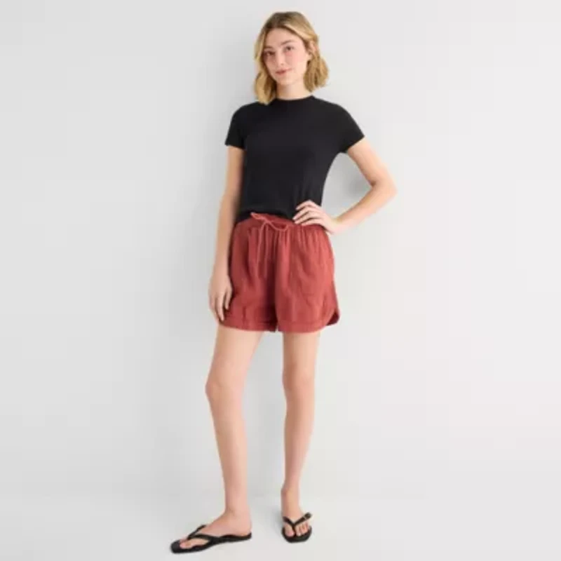 a.n.a Perfect Tee Womens Tall Crew Neck Short Sleeve T-Shirt