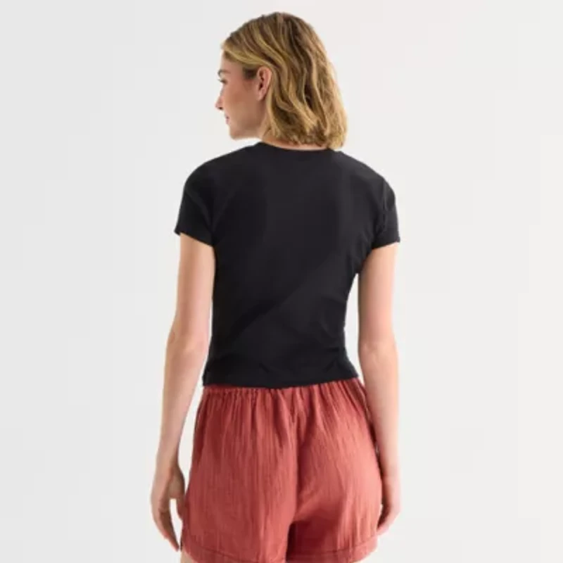 a.n.a Perfect Tee Womens Crew Neck Short Sleeve T-Shirt