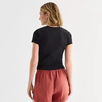 a.n.a Perfect Tee Womens Crew Neck Short Sleeve T-Shirt