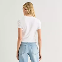 a.n.a Perfect Tee Womens Crew Neck Short Sleeve T-Shirt