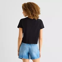 a.n.a Womens Crew Neck Short Sleeve T-Shirt