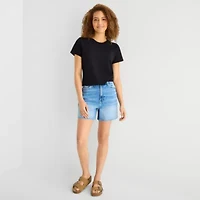 a.n.a Womens Crew Neck Short Sleeve T-Shirt