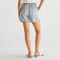 a.n.a Womens High Rise 5" Pull-On Short