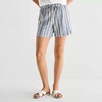 a.n.a Womens High Rise 5" Pull-On Short