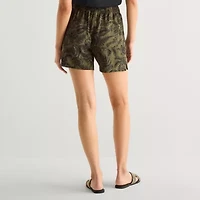 a.n.a Womens High Rise Pull-On Short
