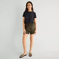 a.n.a Womens High Rise Pull-On Short