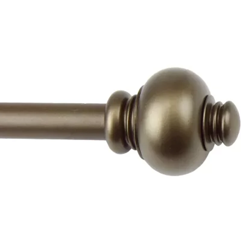 Rod Desyne Knob 5/8" Adjustable Curtain