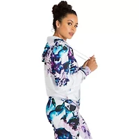 Poetic Justice Womens Hooded Lightweight Track Jacket