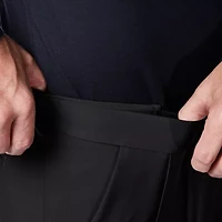 Haggar Premium Comfort Mens Cuffed Classic Fit Pleated Pant