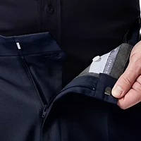 Haggar Premium Comfort Mens Cuffed Classic Fit Dress Pleated Pant