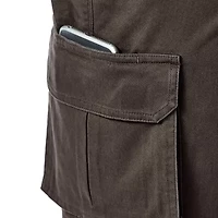 Haggar Stretch Comfort Cargo Tech Mens 10" Fabric Short