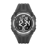Skechers El Porto Mens Digital Black Strap Watch Sr1008