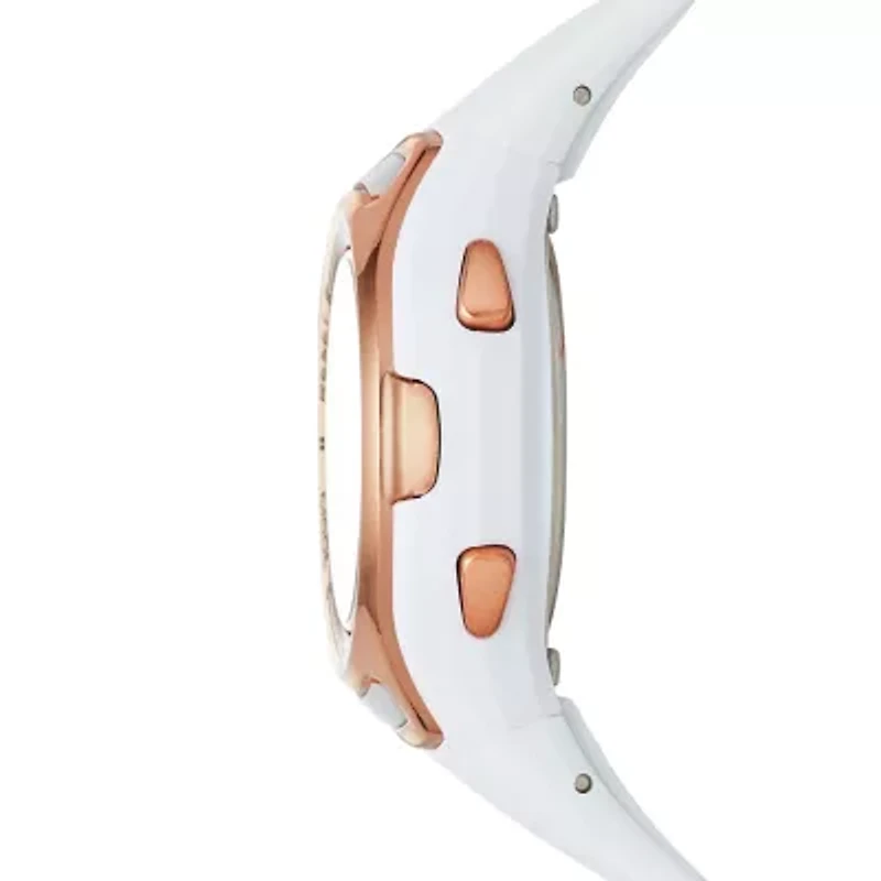 Skechers Artesia Womens Chronograph Digital White Strap Watch Sr2011