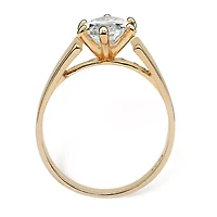 Womens 2 1/2 CT. Cubic Zirconia 14K Gold Over Brass Engagement Ring