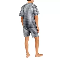 Hanes Mens Short Sleeve 2-pc. Big Pajama Sets