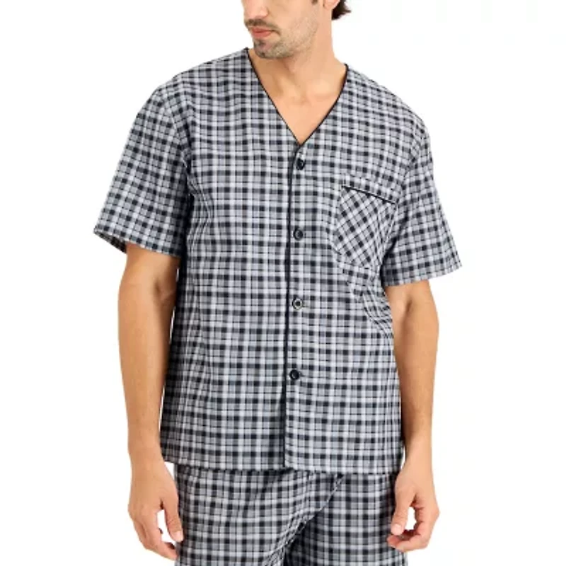 Hanes Mens Short Sleeve 2-pc. Big Pajama Sets